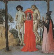 st Jerome supporting Two Men on the Gallows